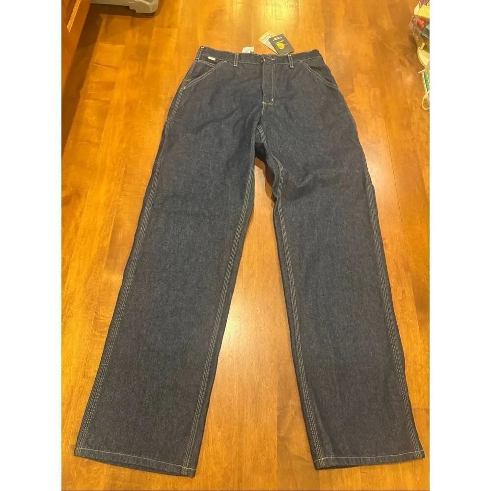 Carhartt FR Flame Resistant Denim Dungaree Jeans 32x34 NWT NFPA 2112 70E Work